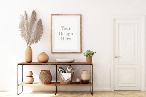 Download Living Room Frame Mockup - Mockup Collection