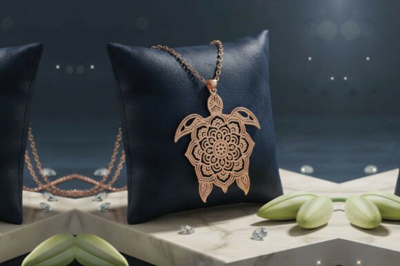 Download Premium Turtle Laser Cut Necklace Design - Design Collection