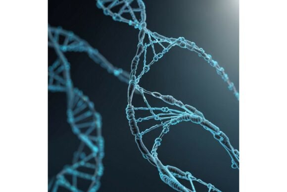 Download AI-Generated DNA Helix Design - Design Collection