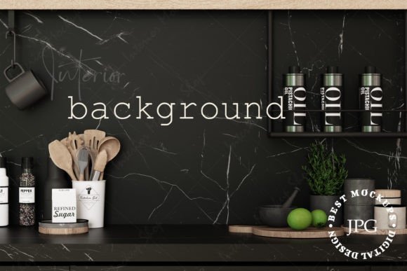 Download Blank Wall, Kitchen Mockup - Mockup Collection