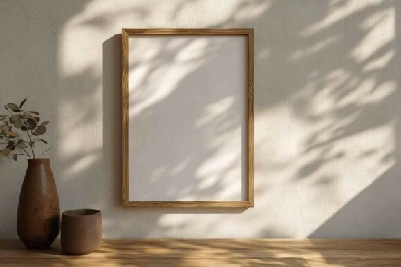 Download Poster Frame Mockup in Interior - Mockup Collection