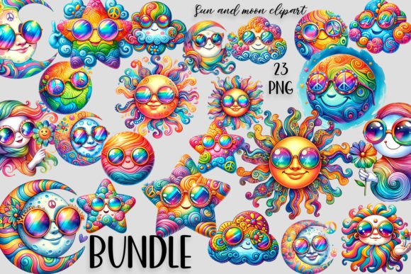 Download Sun and Moon Clipart Sublimation - Sun Collection