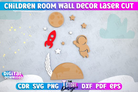 Download Wall Baby Room Decor Laser Cut Design - Design Collection