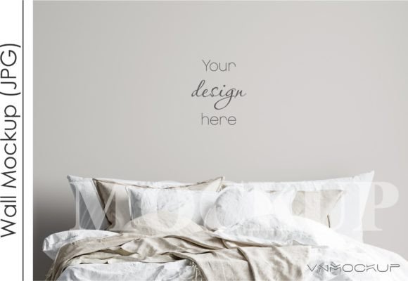 Download Bedroom Wall Mockup, Blank Wall Mockup - Mockup Collection