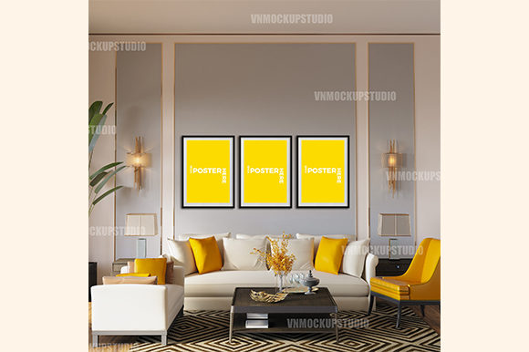 Download Living Room Mockup, Interior Mock-Up - Mockup Collection