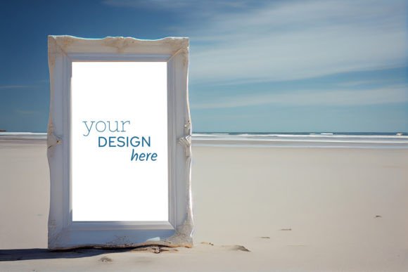 Download Sea_frame_mockup_5 (Ai Generated) - Mockup Collection