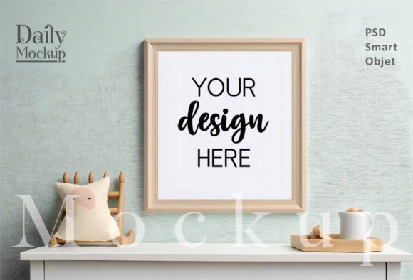 Download Nursery Frames Mockup, Kids Room Mockup - Mockup Collection