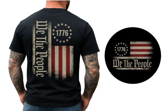 Download We the People 1776 American Flag Design - Design Collection