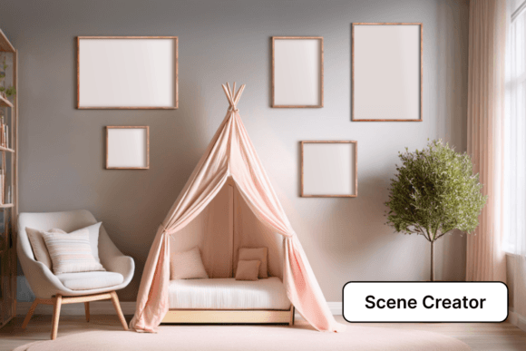 Download Nursery Room Print Mockup Scene Creator - Mockup Collection