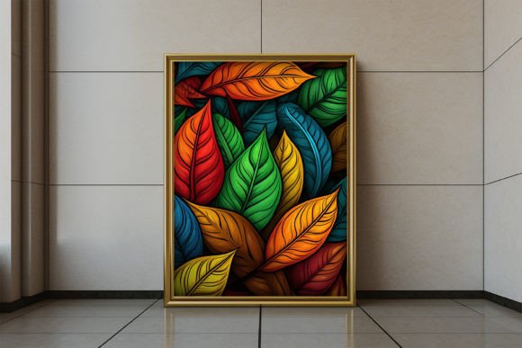 Download Picture Frame Mockup | Gold Border Frame - Mockup Collection
