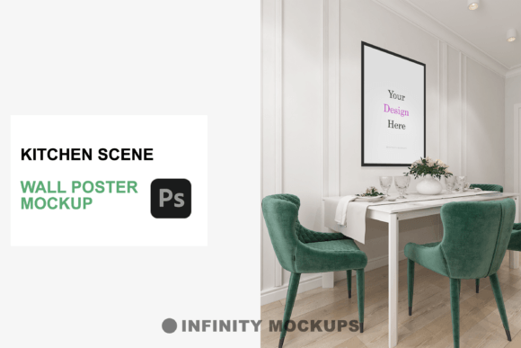 Download Kitchen Wall Frame Mockup - Mockup Collection