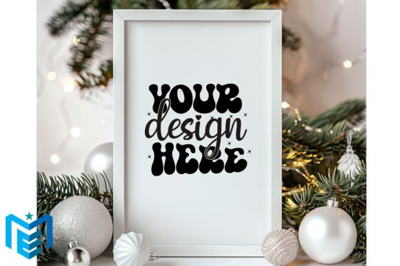 Download Christmas Wood Frame Mockup - Mockup Collection