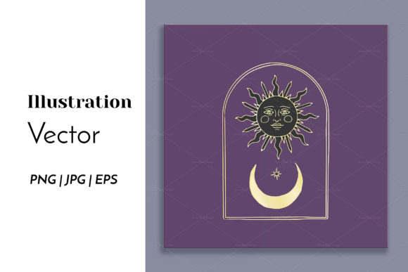 Download Mystic Sun and Crescent Sublimation - Sun Collection