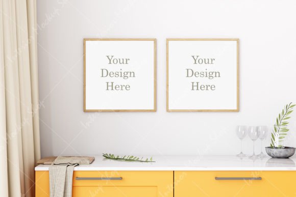 Download Mockup in Interior, Frame Mockup, - 1276 - Mockup Collection