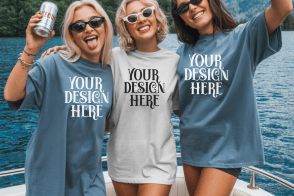 Download Comfort Colors 1717 Beach T-shirt Mockup - Mockup Collection