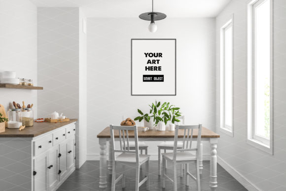 Download Frame Mockup Kitchen Dining Room - Mockup Collection