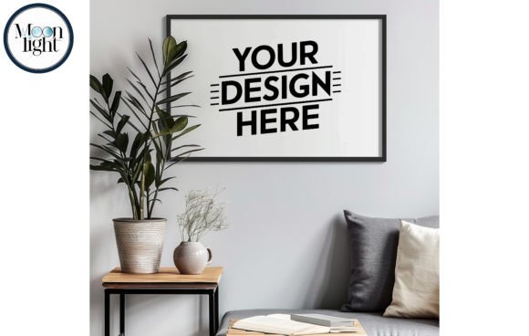 Download Landscape,blank Frame Mockup A4 88 - Mockup Collection
