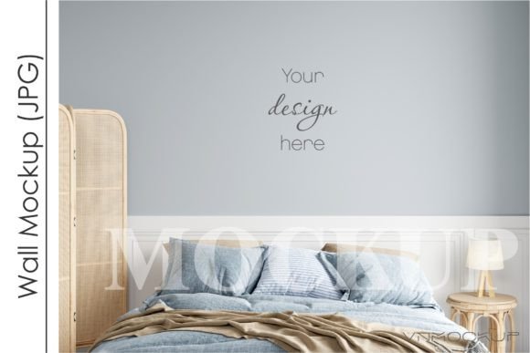 Download Bedroom Wall Mockup, Blank Wall Mockup - Mockup Collection