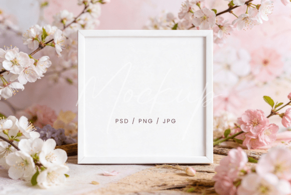 Download Square Wood Frame Mockup - Mockup Collection