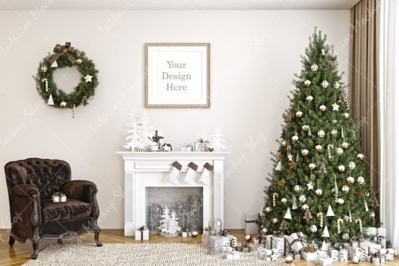 Download Mockup in Interior Christmas - 1326 - Mockup Collection