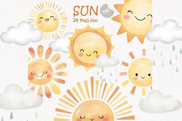 Download Sun Clipart | Hand Drawn Clipart - Sun Collection