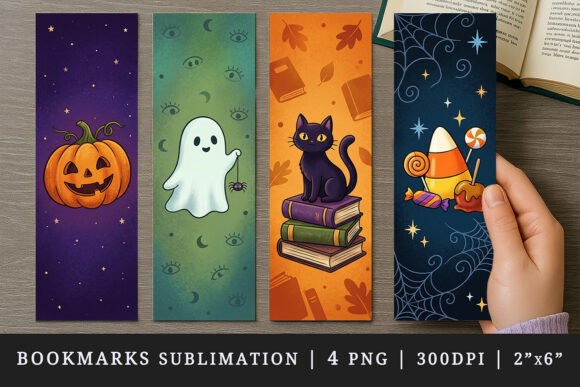 Download Halloween Bookmark Design Set - Design Collection