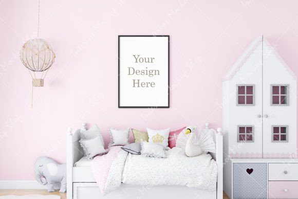 Download Frame Kids Mockup, Kids Room Mockup - Mockup Collection