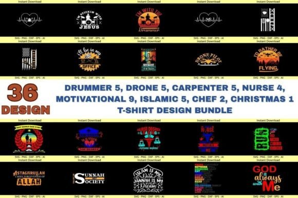 Download Amazing Quotes T-Shirt Design Bundle - Design Collection
