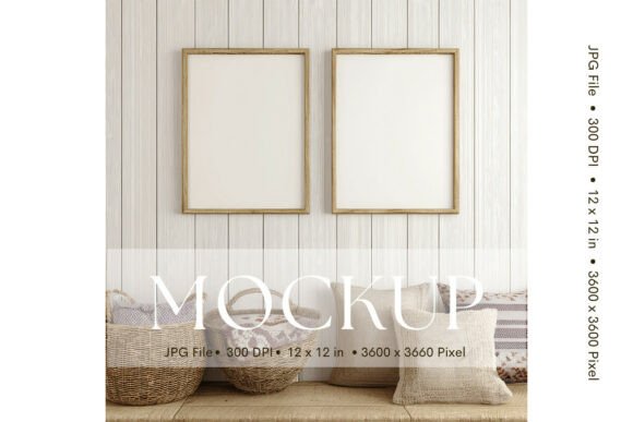 Download Photo Frame Mockup, Room Wallart - Mockup Collection