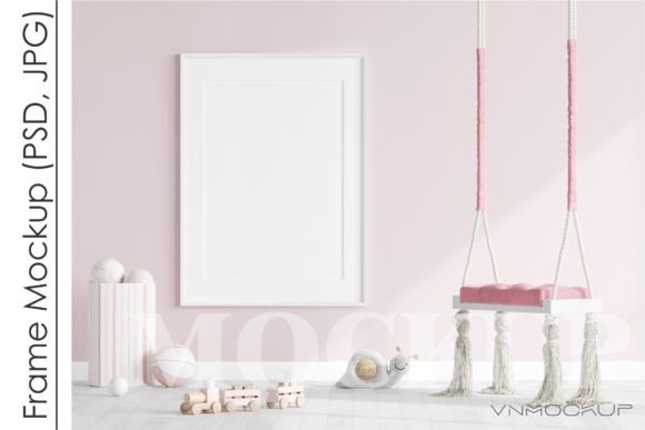 Download Modern Kid's Room Frame Mockup - Mockup Collection