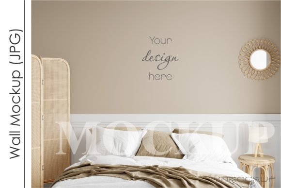 Download Bedroom Wall Mockup, Blank Wall Mockup - Mockup Collection