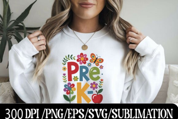 Download "Pre-K Floral Design with Apple - Presch - Design Collection