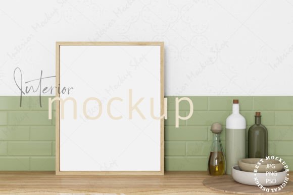 Download Kitchen Frame Mockup - 1858 - Mockup Collection