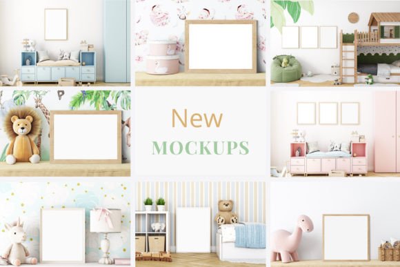 Download Frame Mockup Kids Bundle - 140 - Mockup Collection