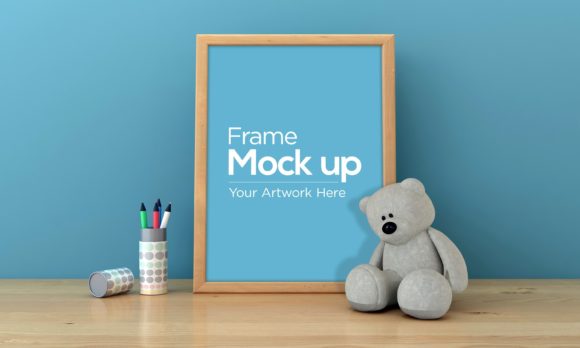 Download Kids Photo Frame Mockup Design - Mockup Collection