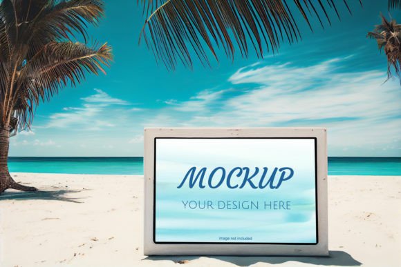 Download Sea_frame_mockup_3 (Ai Generated) - Mockup Collection