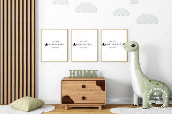 Download Frame Mockup Kids Room Interior - Mockup Collection