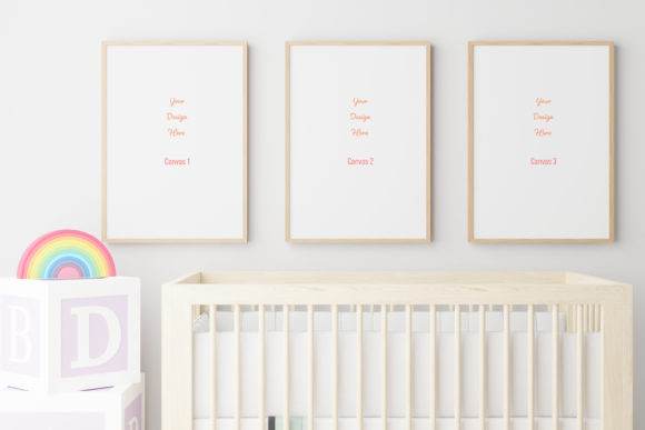 Download Nursery Digital Mockup,Frame Mockup - Mockup Collection