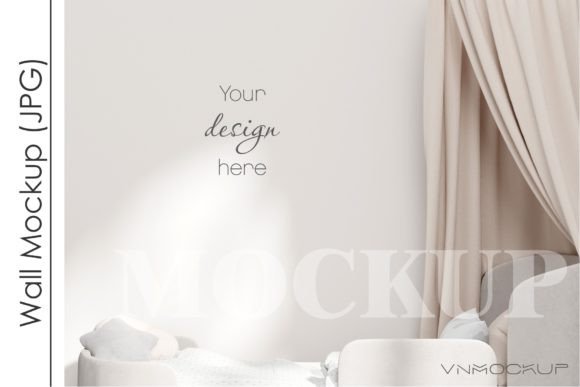 Download Kids Room Mockup, Nursery Wall Mockup - Mockup Collection