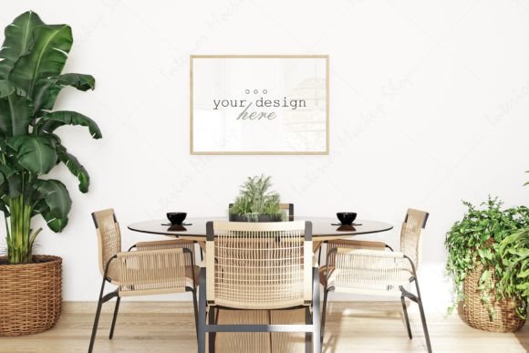 Download Frame Mockup in Interior - 1611 - Mockup Collection