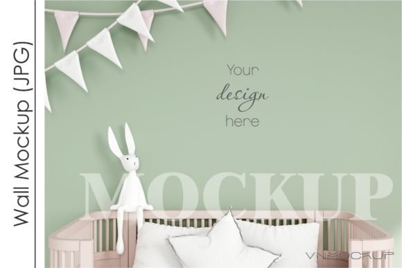 Download Nursery Wall Mockup - Mockup Collection