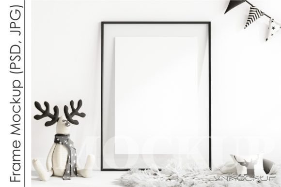 Download Scandinavian Kid's Room Frame Mockup - Mockup Collection