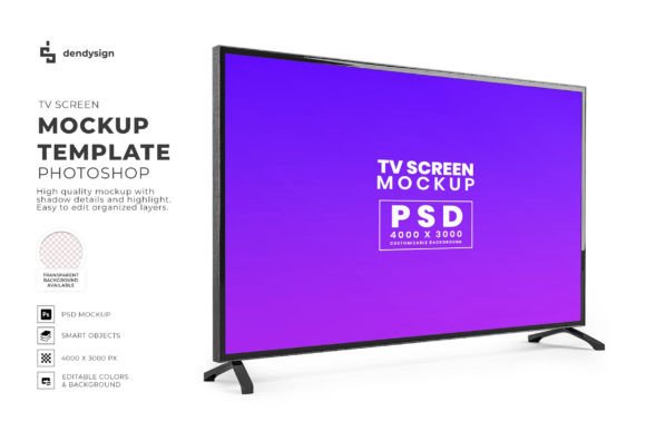 Download TV Screen Mockup Template Photoshop - Mockup Collection