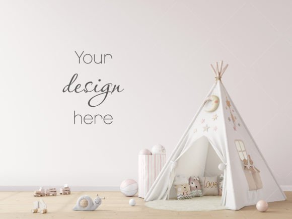 Download Kids Room Interior Background Mockup JPG - Mockup Collection
