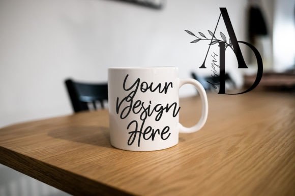 Download White Mug Clean Table Minimal Mockup - Mockup Collection