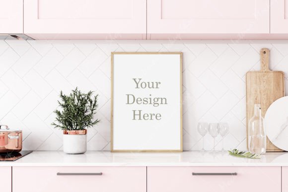 Download Kitchen Frame Mockup - 818 - Mockup Collection