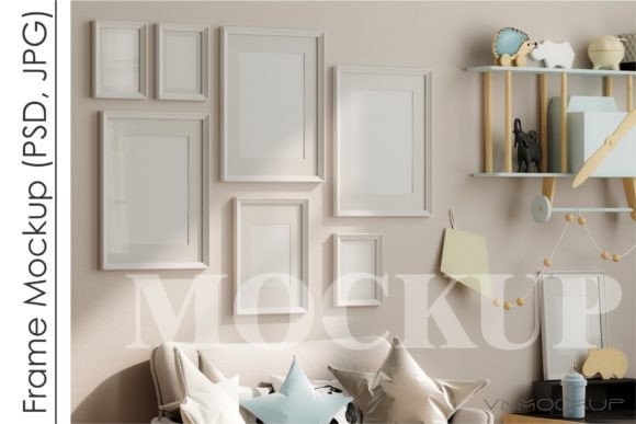 Download Frame Mockup Kids Room, Nursery Frame - Mockup Collection