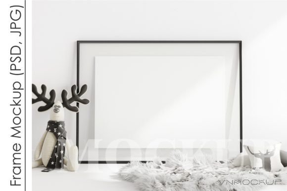 Download Scandinavian Kid's Room Frame Mockup - Mockup Collection