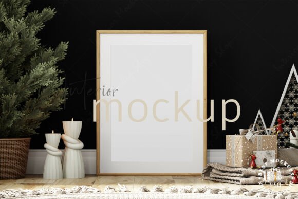 Download Christmas Frame Mockup PSD JPG PNG - Mockup Collection