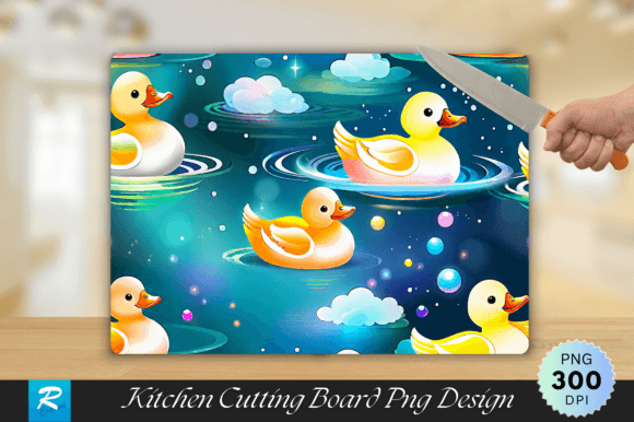 Download Cute Ducks Cutting Board PNG Design - Design Collection